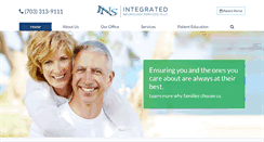 Desktop Screenshot of integratedneurologyservices.com